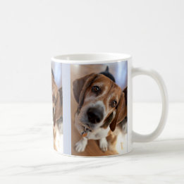 Mug Amoureux de chiots 3 Photos personnalisées