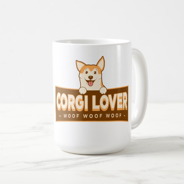 MUG AMOUREUX DE CORGI (Devant droit)