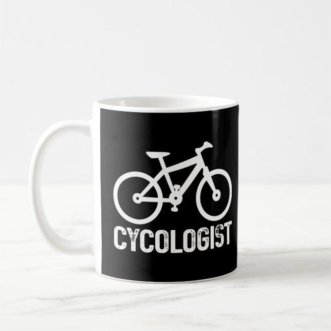 Mug Amoureux de cyclisme Cycologue Anniversaire Vélo S (Gauche)