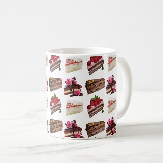 Mug Amoureux de gâteaux mignons motif de desserts (Devant droit)