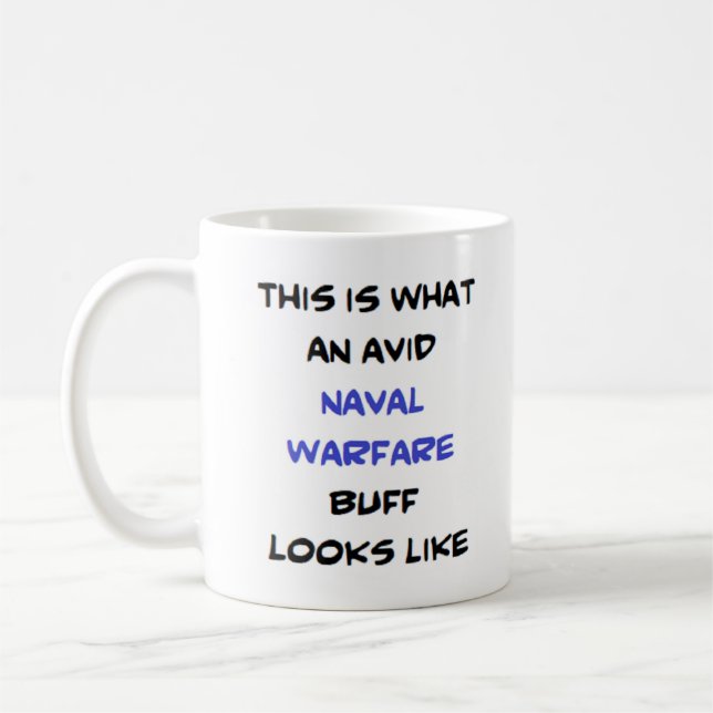 Mug amoureux de la guerre navale, avides (Gauche)