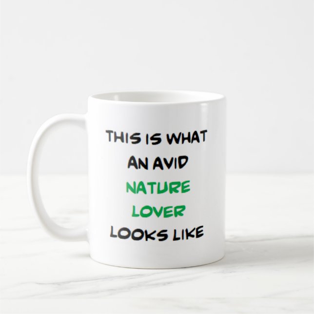 Mug amoureux de la nature, avide (Gauche)