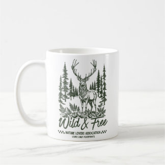 Mug Amoureux de la nature Cerfs Sauvages & Libres 