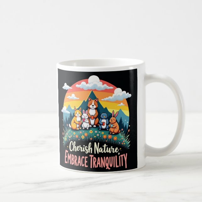 Mug amoureux de la nature personnalisée - Cadeau p (Droite)
