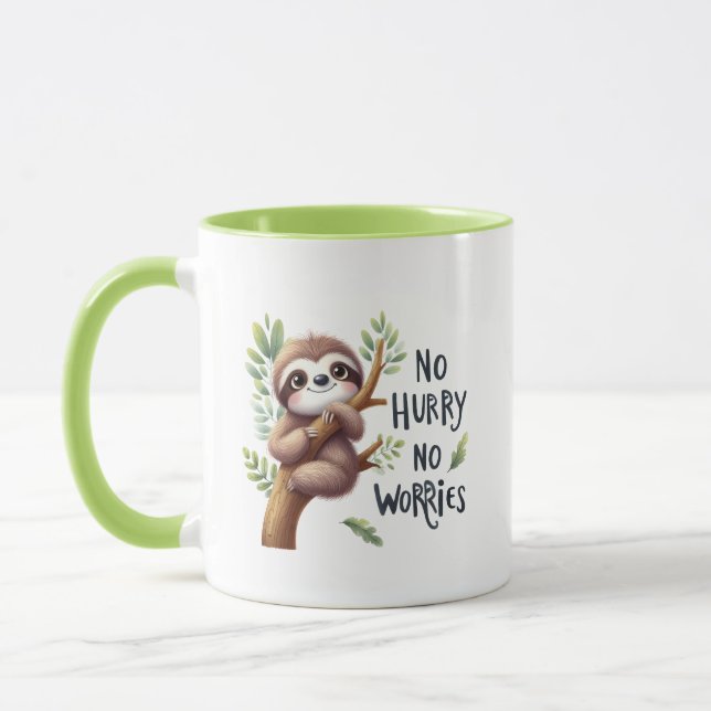 Mug Amoureux de la paresse amusant (Gauche)