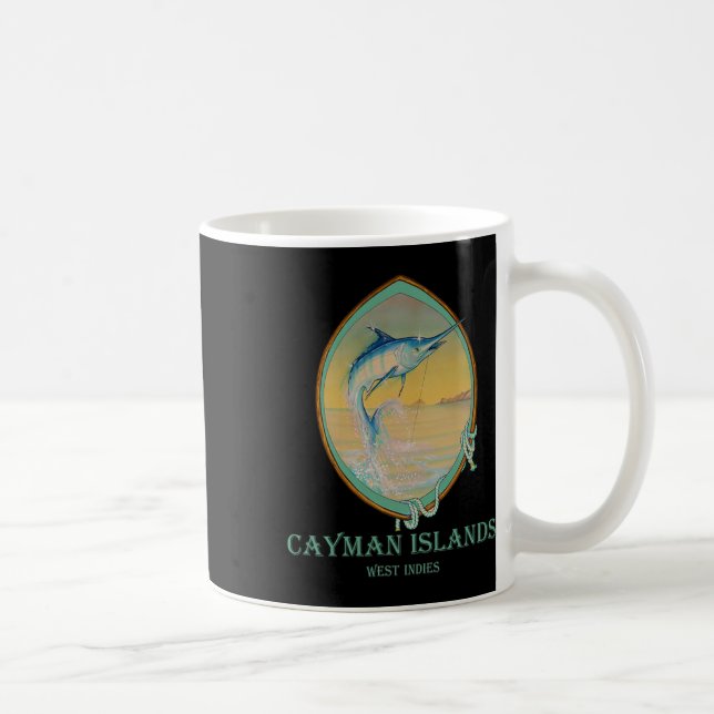 Mug Amoureux de la pêche des îles Caïmans  (Droite)