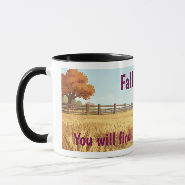 Mug Amoureux de l'automne (Gauche)