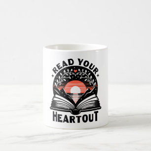 Mug Amoureux de lecture Lisez dans votre cœur Fou de l