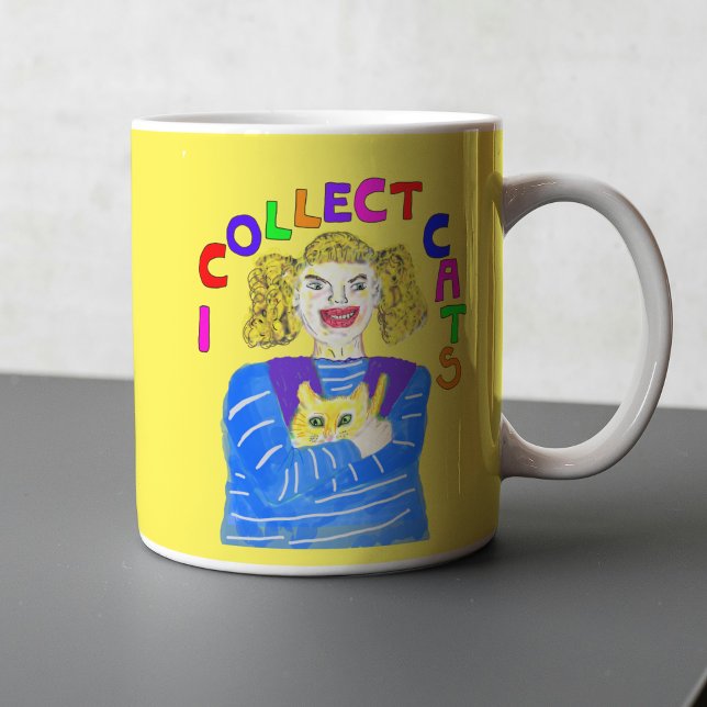 Mug Amoureux de les chats cadeau propriétaire de chats (Créateur téléchargé)