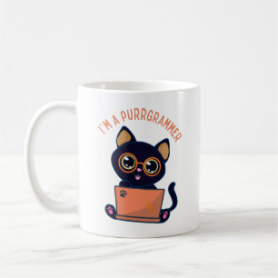 Mug Amoureux de les chats Je suis un programmeur