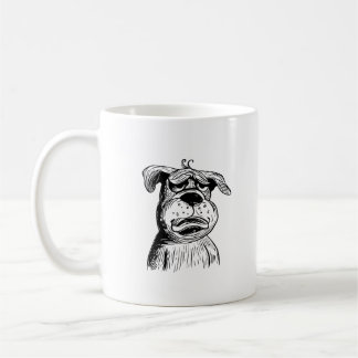 Mug Amoureux de les chiens, drôle Pitbull