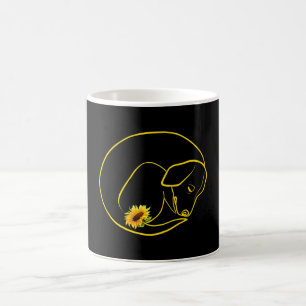 Mug Amoureux de les chiens Graphiques De Dachshund Jau