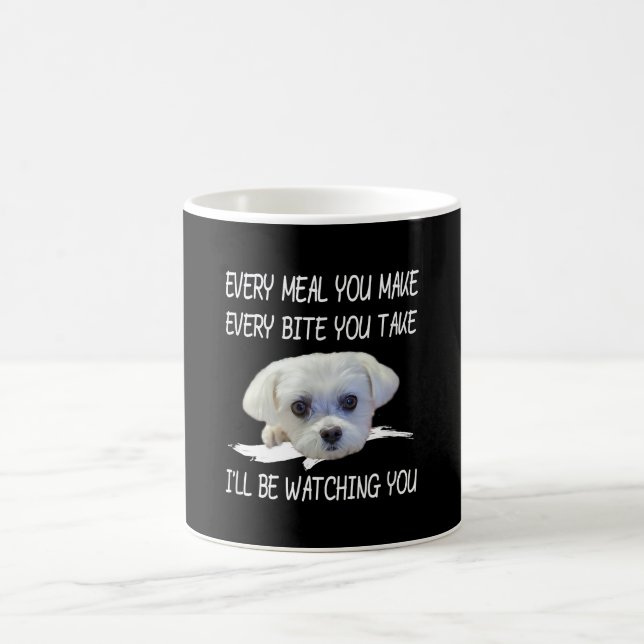 Mug Amoureux de les chiens| Mignons Maltais Chaque Rep (Centre)