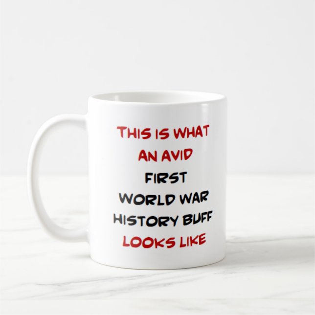 Mug amoureux de l'histoire de la première guerre mondi (Gauche)