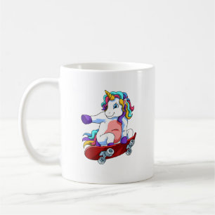 Mug Amoureux de licorne de skateboard Skateboardeur Fa