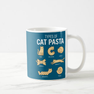 Mug Amoureux de pâtes Chat Kawaii Types de chats