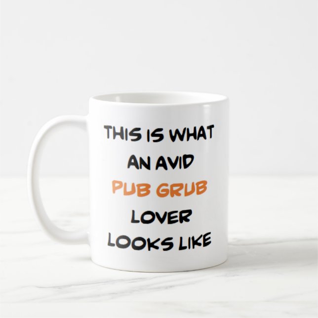 Mug amoureux de pub, grand amateur de café (Gauche)
