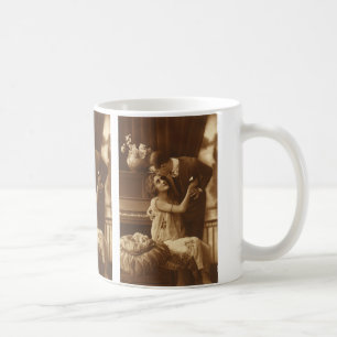 Mug Amoureux de Vintage,  Amour Romantique Musique Rom