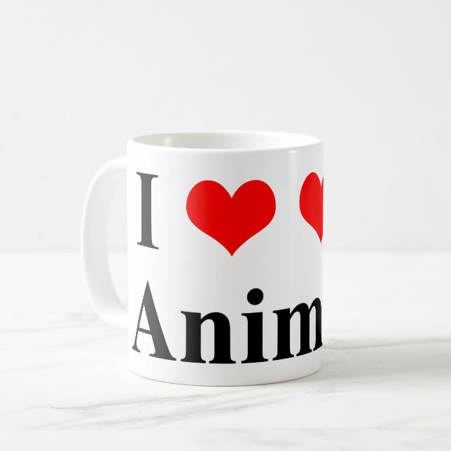 Mug Amoureux des animaux (Devant gauche)