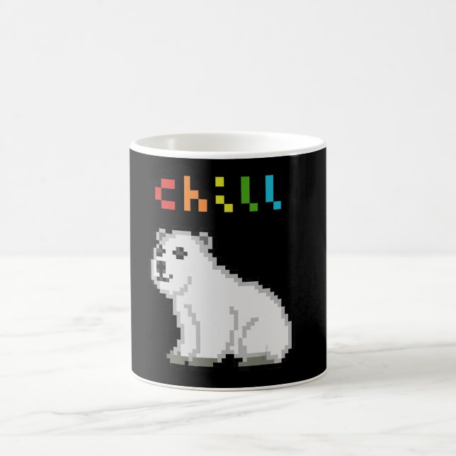 Mug Amoureux des animaux de l'ours polaire (Centre)
