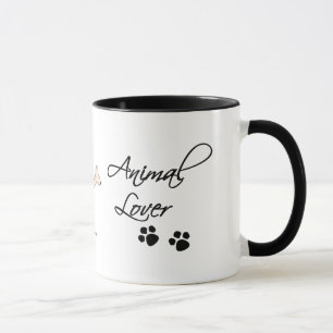 Mug Amoureux des animaux-Paws et Chien chiot