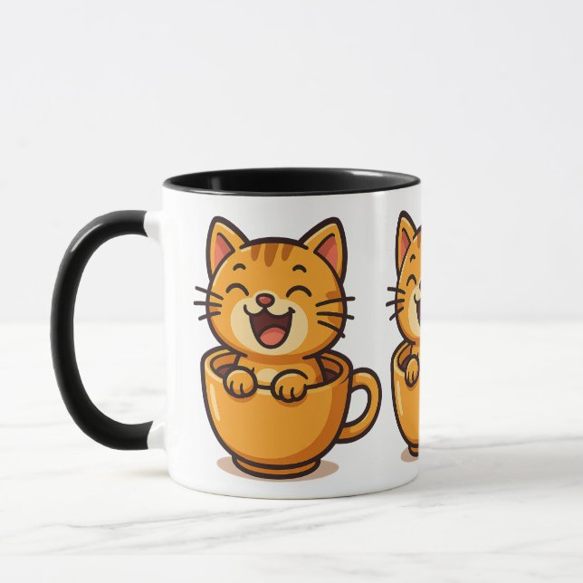 Mug Amoureux des chats - Cadeau d'anniversaire ou  (Gauche)