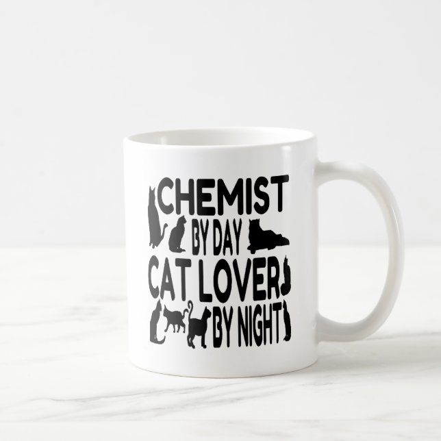 Mug Amoureux des chats chimiste (Droite)