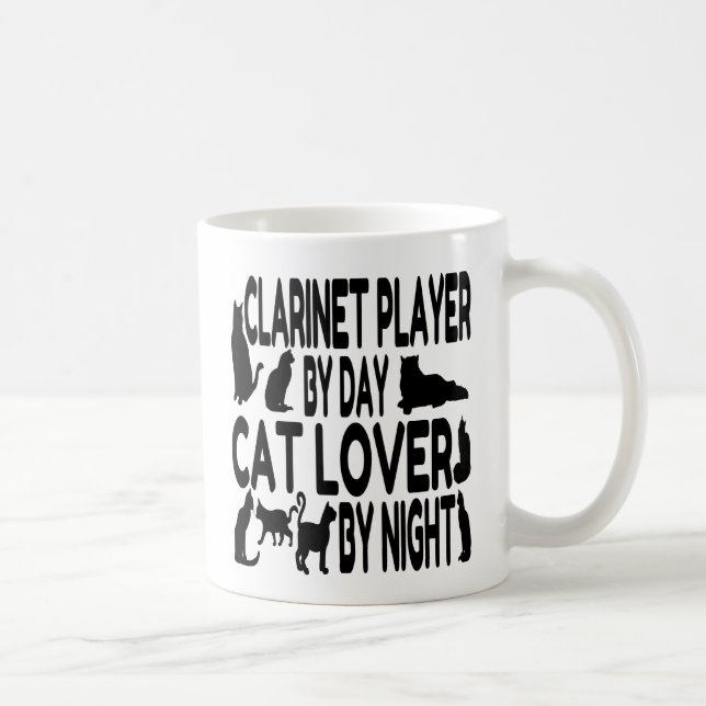 Mug Amoureux des chats Clarinet Player (Droite)