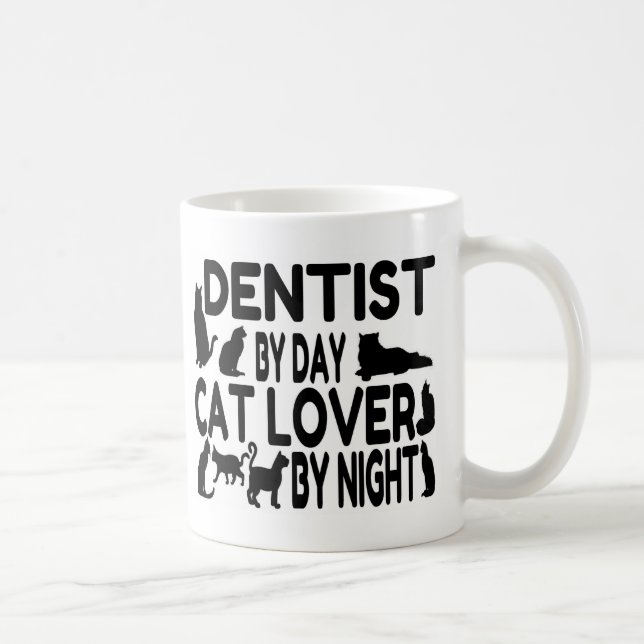 Mug Amoureux des chats dentiste (Droite)