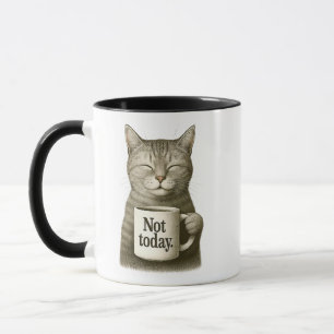 Mug Amoureux des chats drôle