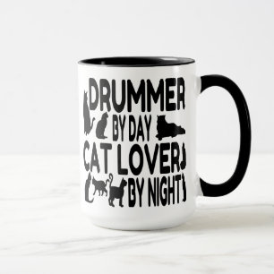 Mug Amoureux des chats Drummer