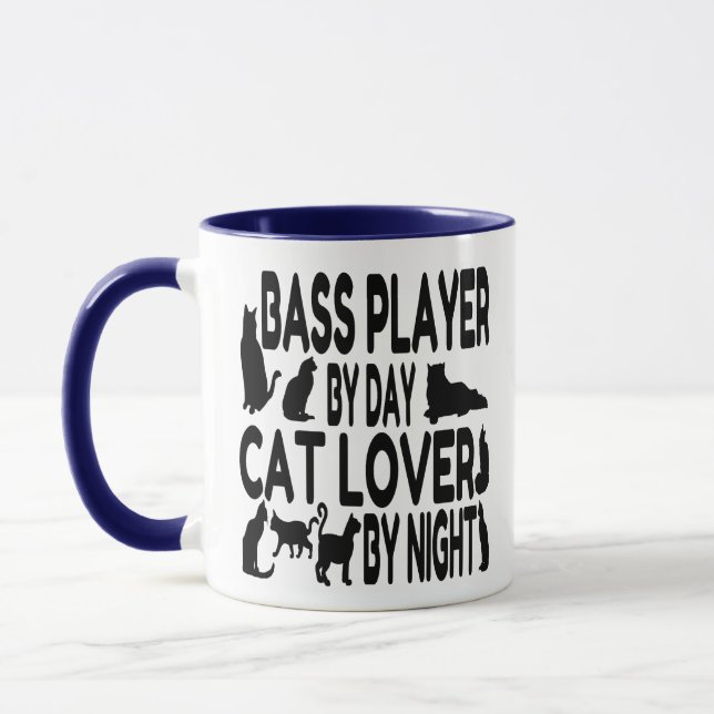 Mug Amoureux des chats du Lecteur de basse (Gauche)