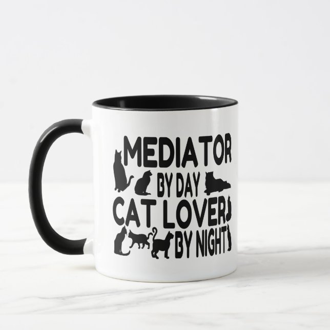 Mug Amoureux des chats du médiateur (Gauche)