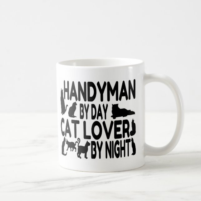 Mug Amoureux des chats Handyman (Droite)
