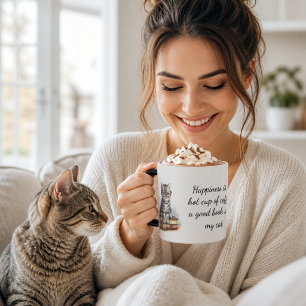 Mug Amoureux des chats heureux