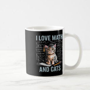 Mug Amoureux des chats mathématiques Prof de maths drô