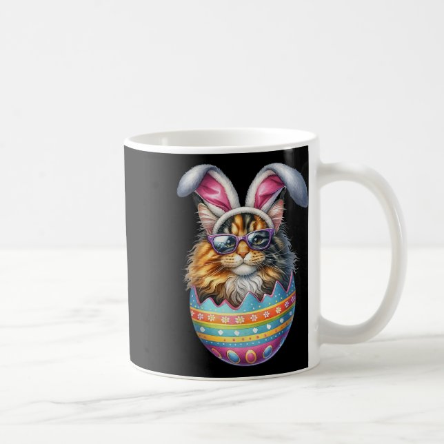 Mug Amoureux des chats Oeuf de Pâques Joyeux lapin de  (Droite)