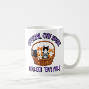 Mug Amoureux des chats officiel - Collecter ‘Em All