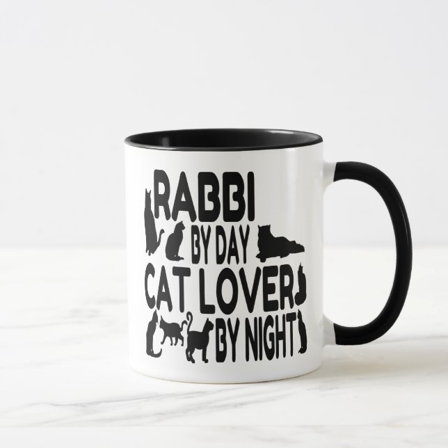 Mug Amoureux des chats Rabbi (Droite)