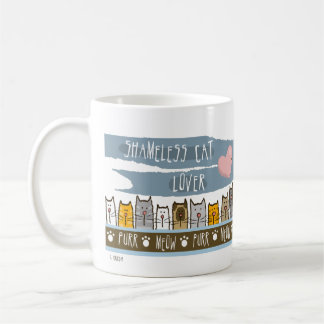 Mug Amoureux des chats sans honte