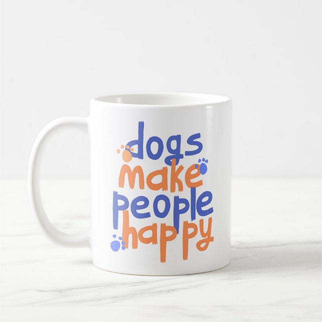 Mug Amoureux des chiens amusant (Gauche)