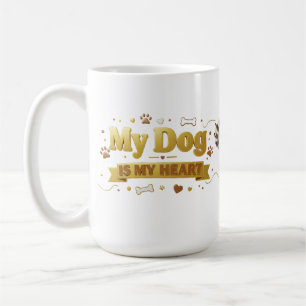 Mug Amoureux des chiens classique 15 oz