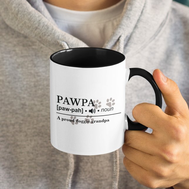 Mug Amoureux des chiens Customisé Pawpa (Créateur téléchargé)