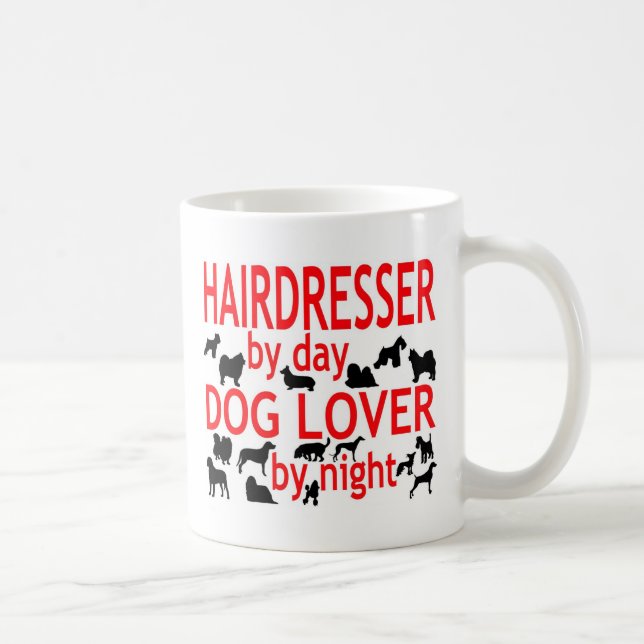 Mug Amoureux des chiens de coiffeur (Droite)