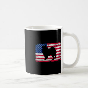 Mug Amoureux des chiens de Poméranie 4 juillet Amériqu
