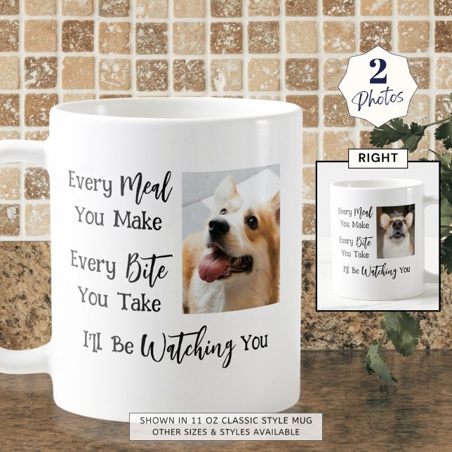 Mug Amoureux des chiens Funny Chien Dit 2 Photos (Créateur téléchargé)
