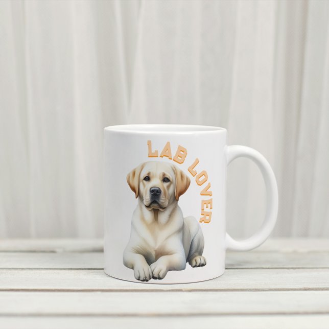 Mug Amoureux des chiens Labrador Retriever (Créateur téléchargé)