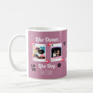 Mug Amoureux des chiens personnalisé   Cadeau phot