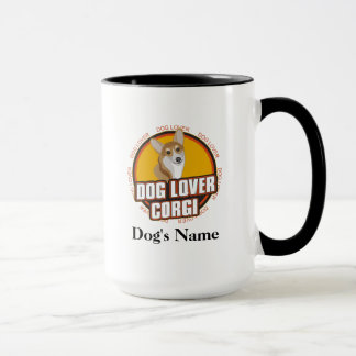 Mug Amoureux des chiens personnalisé Corgi race de chi