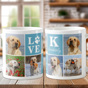 Mug Amoureux des chiens Personnalisé LOVE Paw 7 Photo 